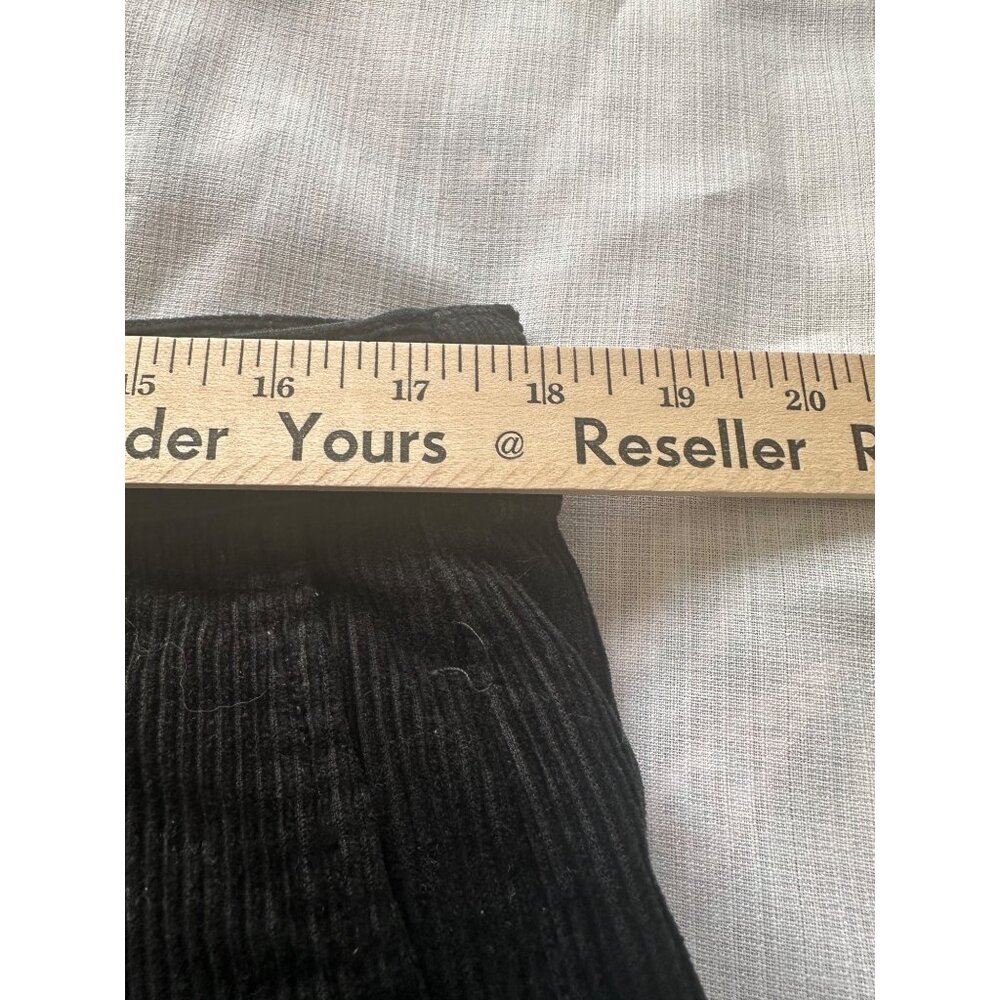 Claiborne Mens Black Corduroy Pants 36x32 100% Cotton Normcore Preppy Academia - Picture 4 of 5